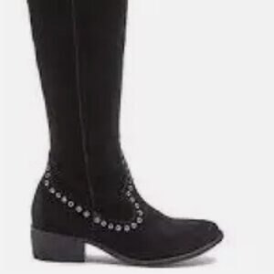 Diego di Lucca Skyler Suede Leather Over the Knee Boots SZ 8 $220 NEW